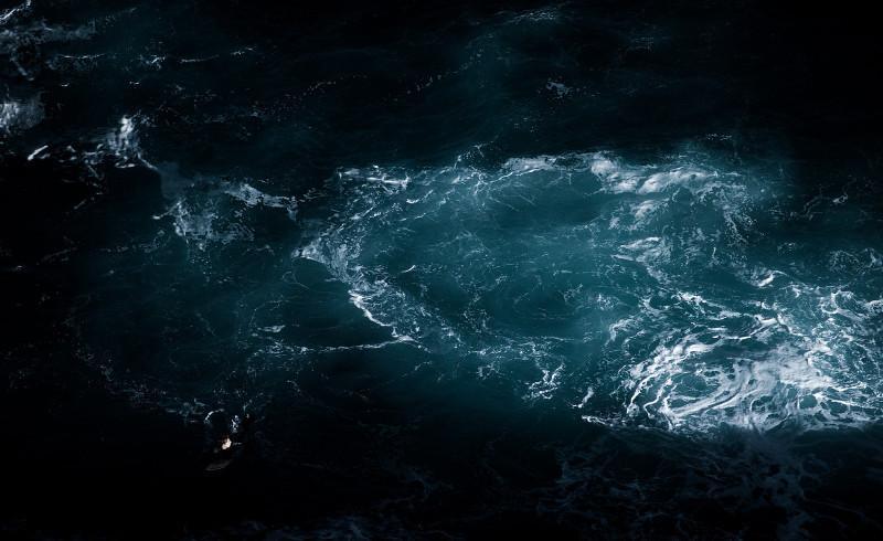 Ocean shot from above by Steve Wall
