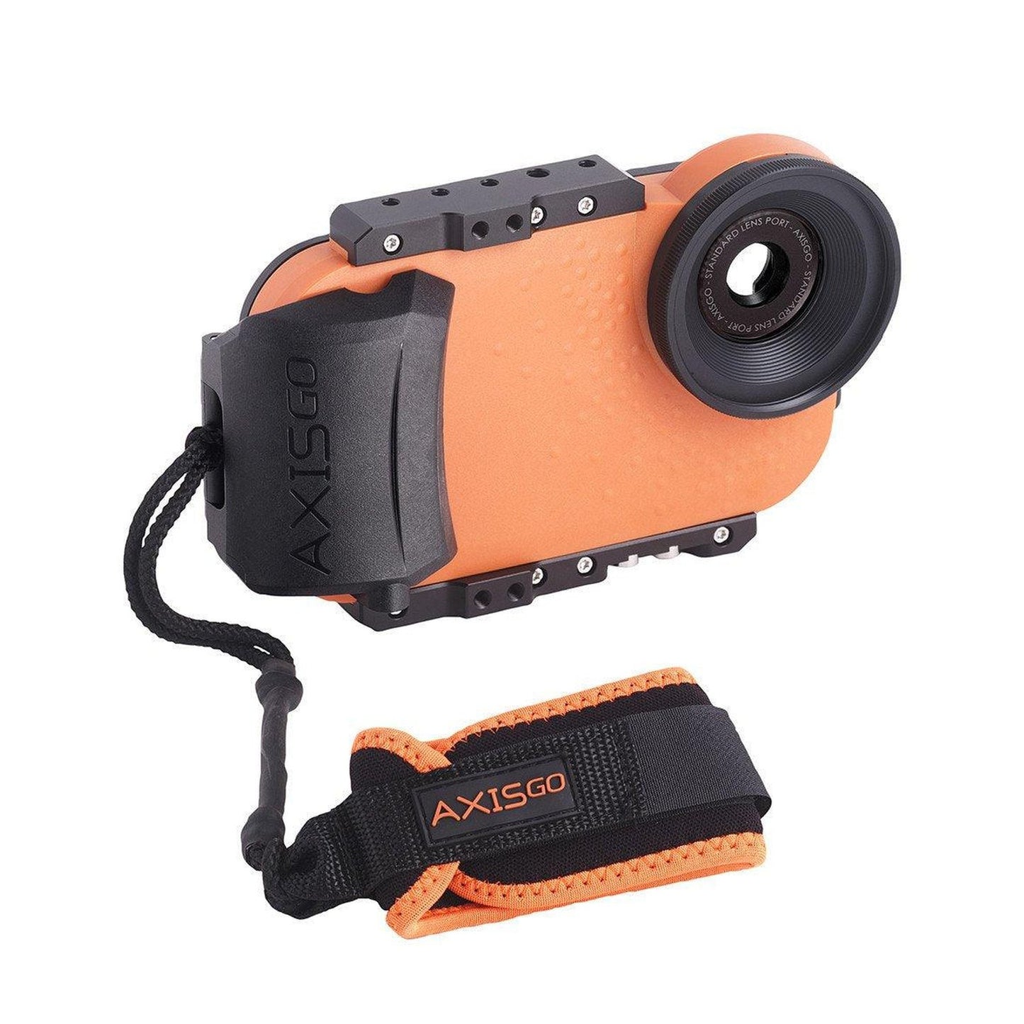 AxisGO iPhone Water Housing with Sports Leash attached