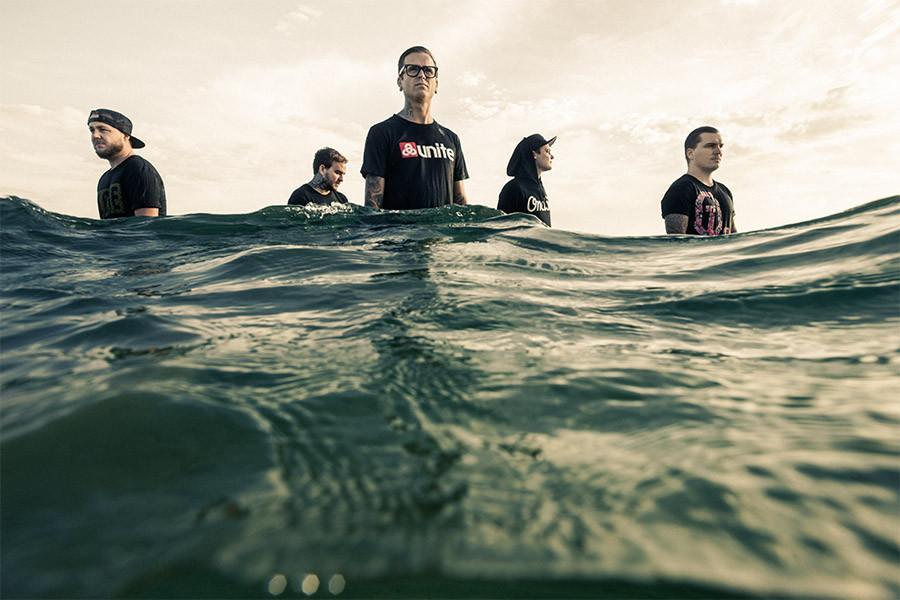 Still from the Amity Affliction video by Kane Hibbert